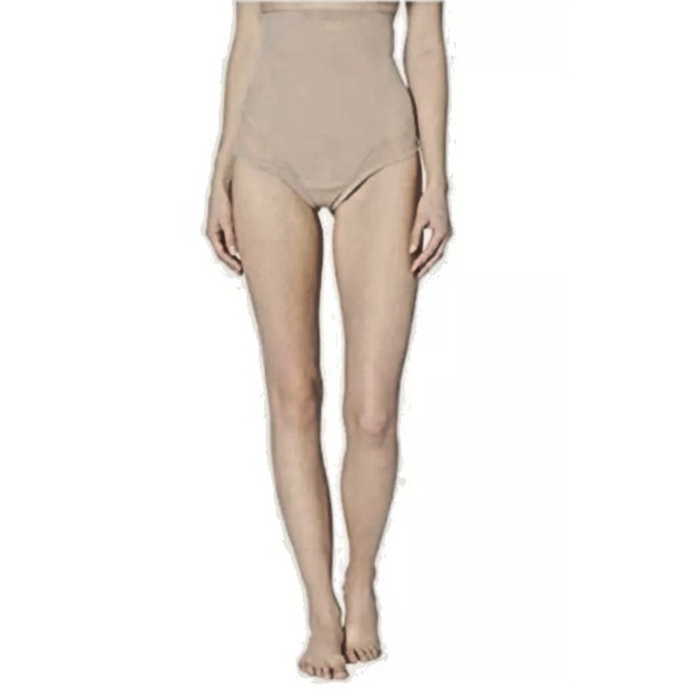 Miraclesuit Women Size Small Sheer Extra Firm Shaping High Waist Thong Stucco